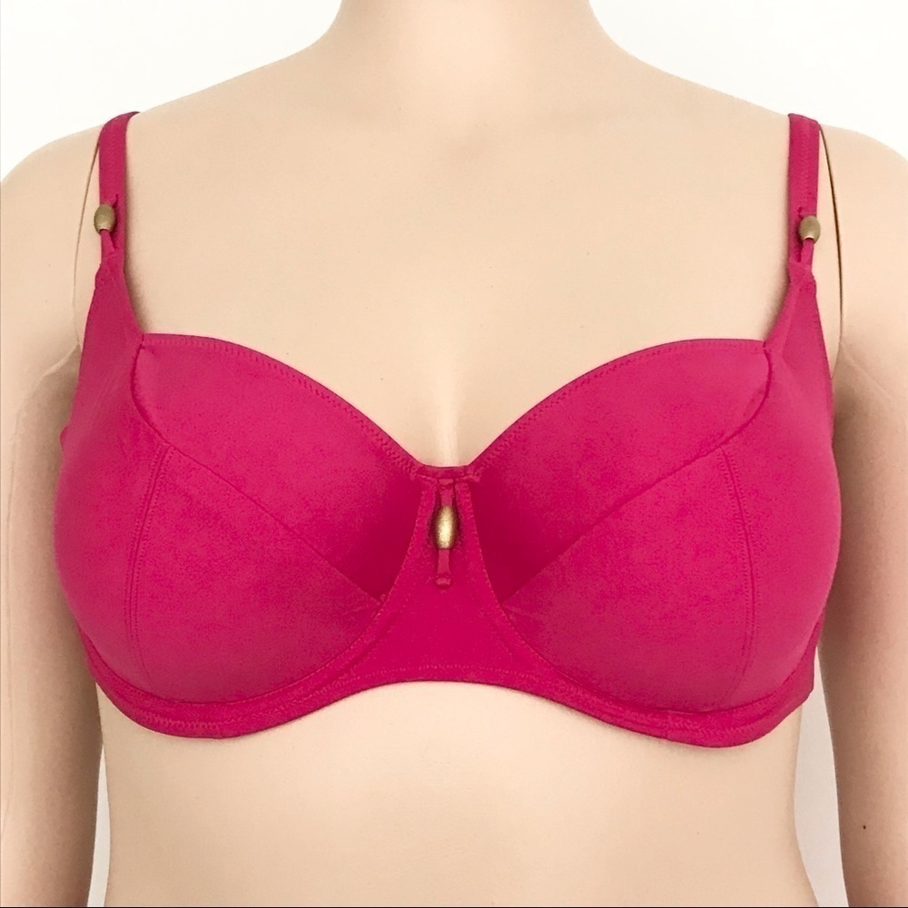 Fantasie San Diego Bikini Top US 32H (UK 32FF) Underwire Bra Sized Swimwear NWT